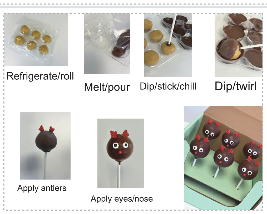 Reindeer Cake Pop Kit