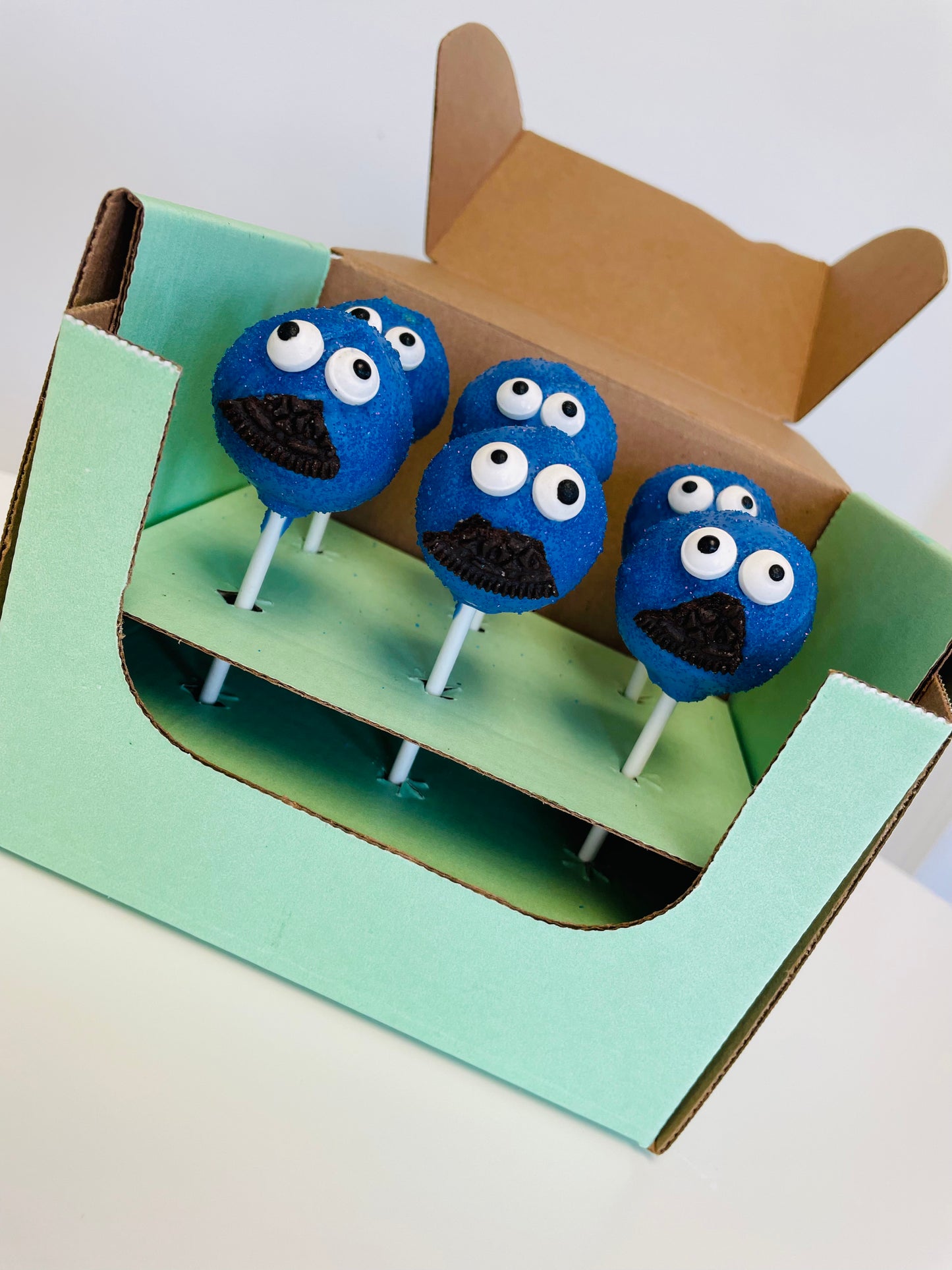 monsters inc cake pops Blue Monster Cake Pop Kit – Crumb Pops